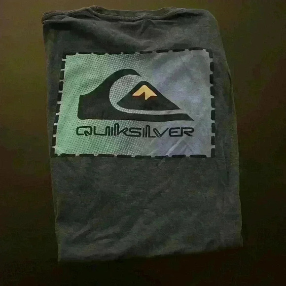 Quicksilver Men T-Shirt Short Sleeve - Picture 2 of 4